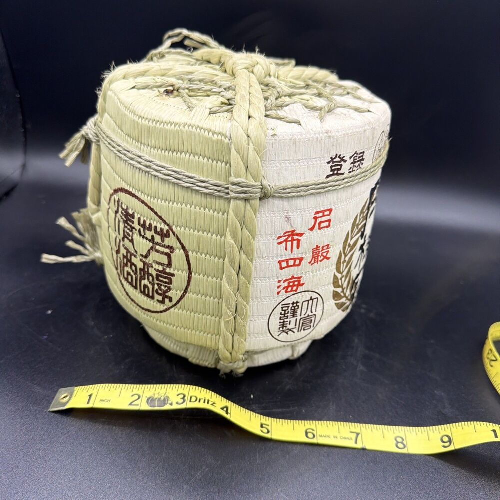Mini Saki Barrel, Empty, 300ml missing cap